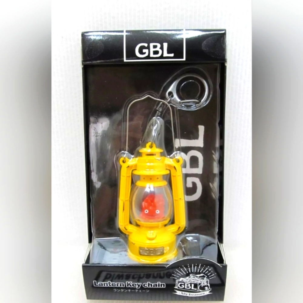 Studio Ghibli Figure Lantern KeyChain Calcifer Howls Moving Castle GBL Japan NEW